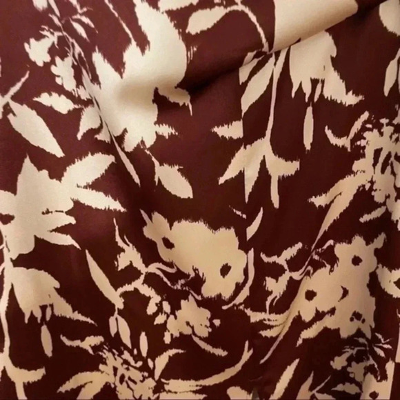 Zara floral print midi skirt medium 8991/320 - Picture 6 of 8